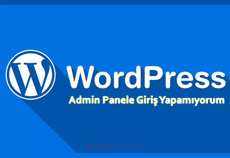 wordpress admin panele giriş yapamıyorum
