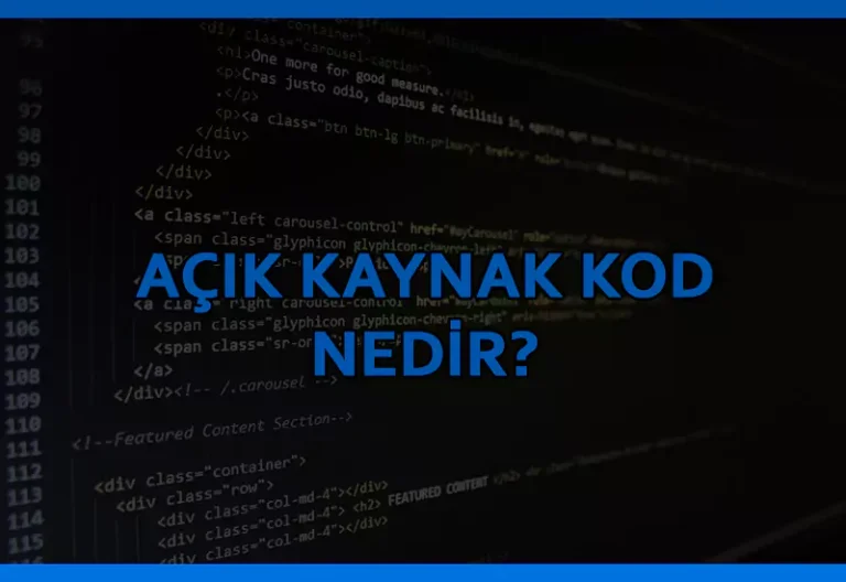 açık kaynak kod nedir